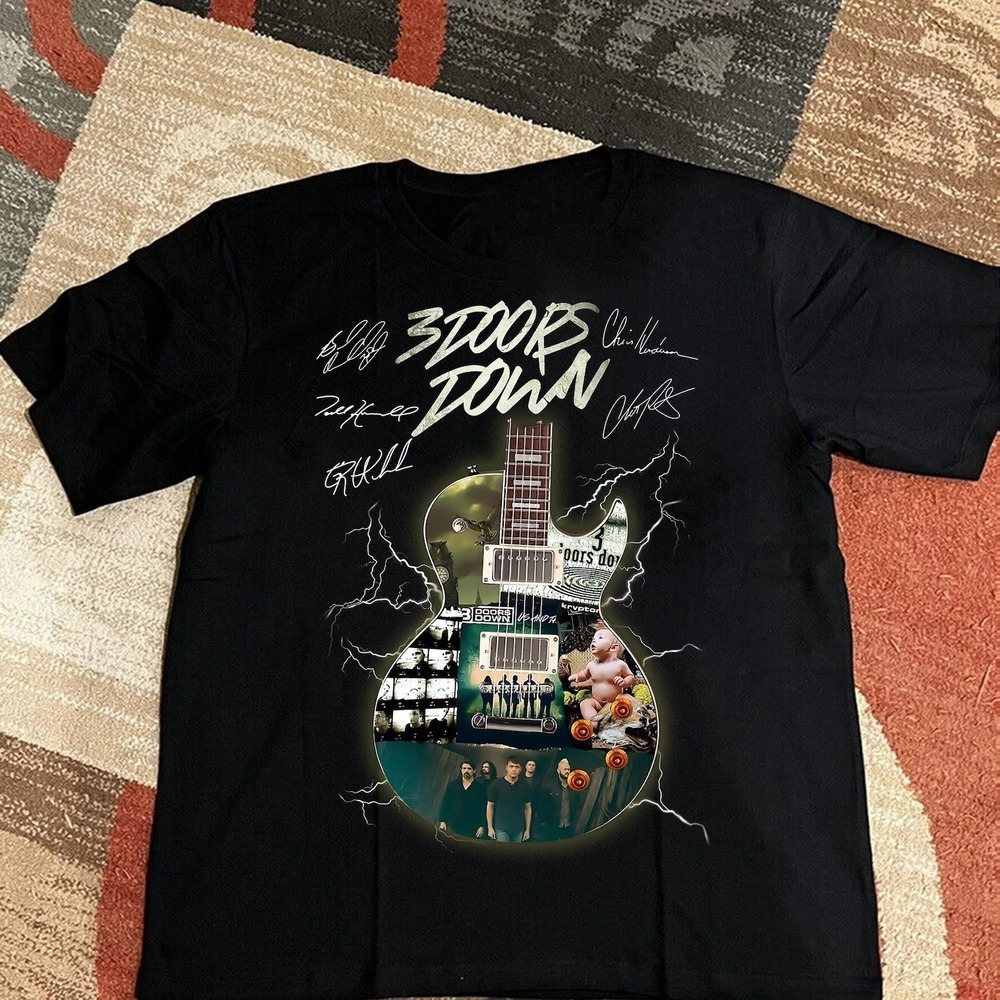 Three Doors Down  T-shirt, Unisex 3 Doors Down Shirt